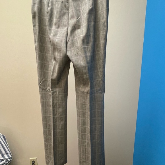 Three-piece (Jacket, pants and skirt) plaid suit by Dana Buchman. - Picture 5 of 10